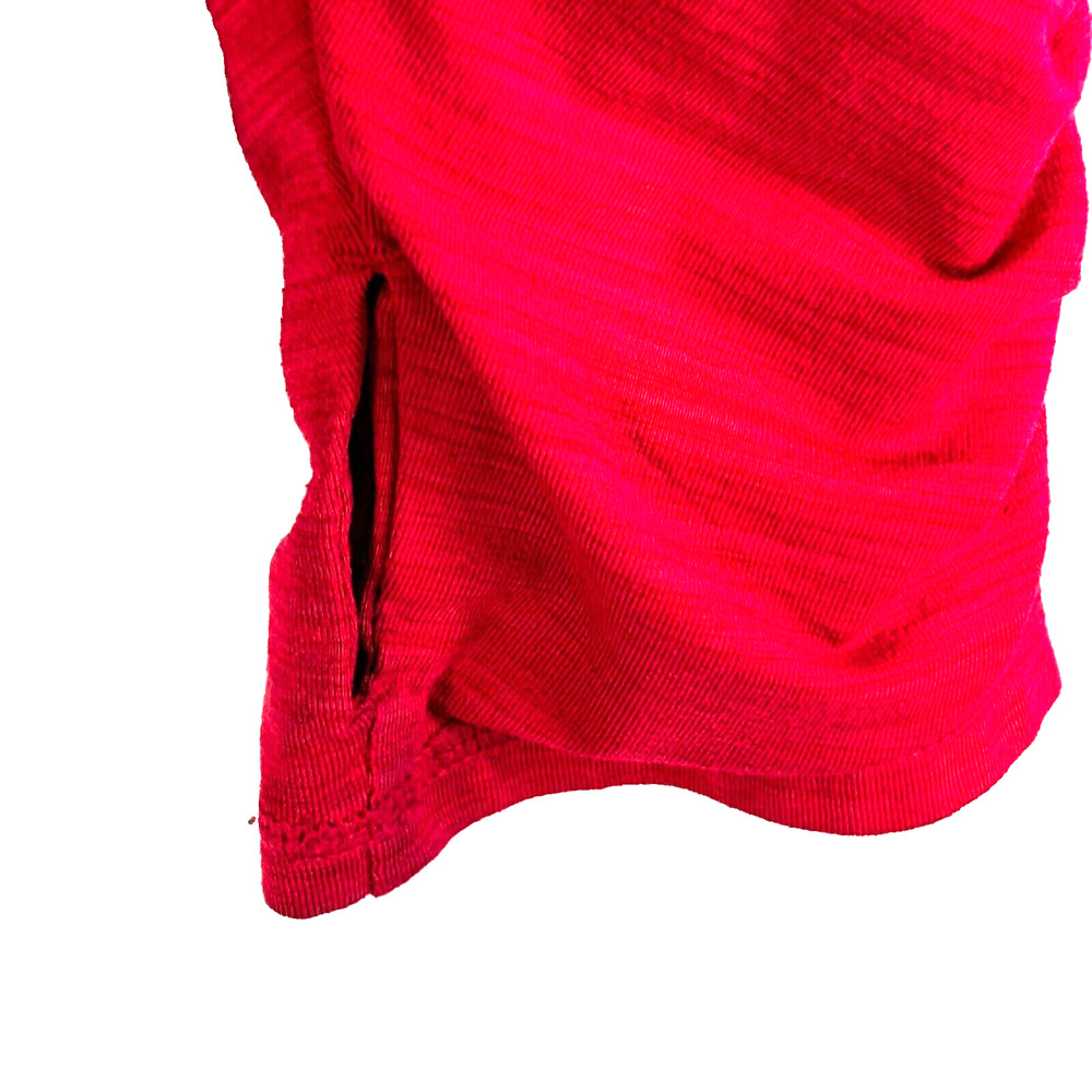 KIRKLAND Signature Track Jacket Womens Medium Red Athletic Half Zip Mock Neck - Picture 3 of 7